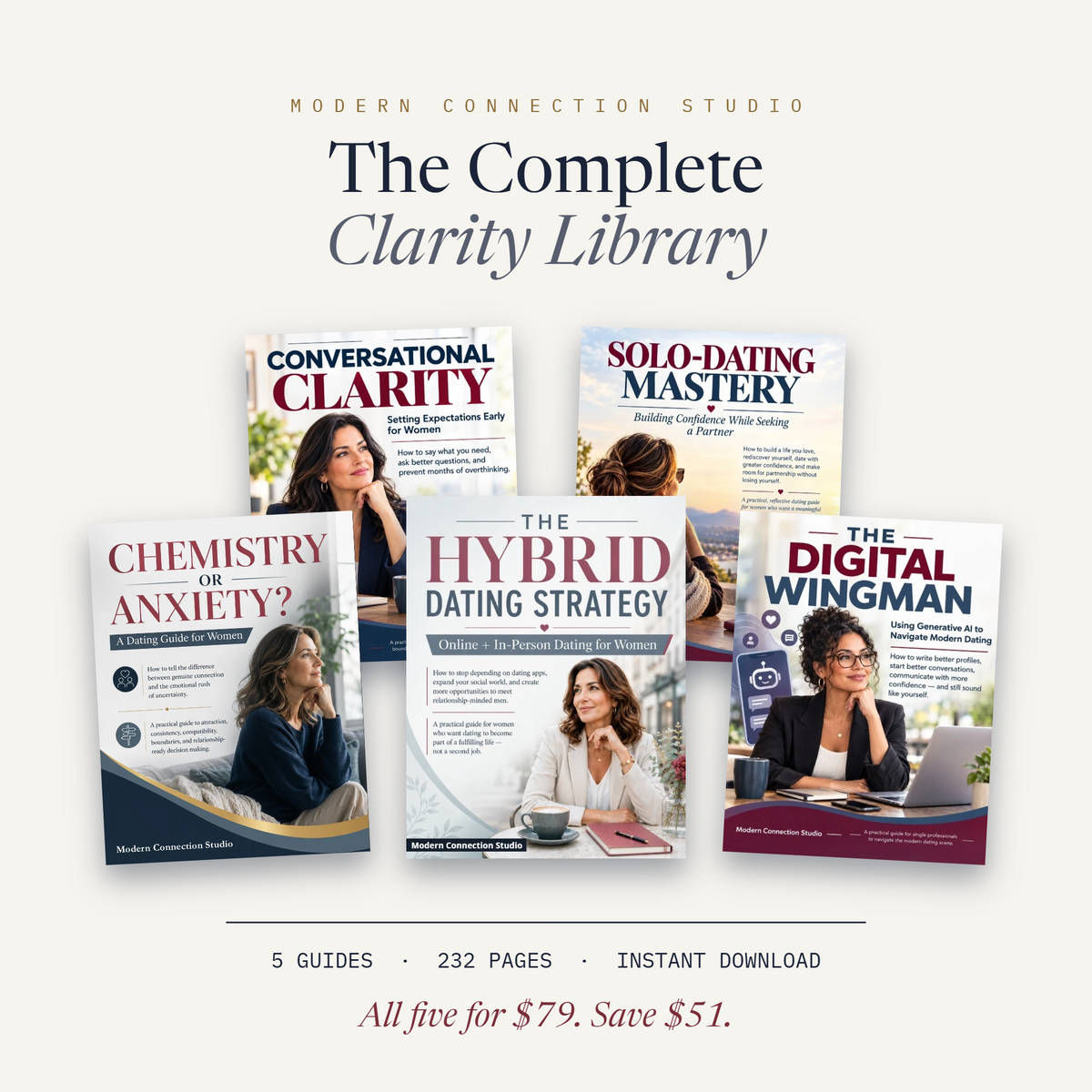 The Complete Clarity Library: all five Modern Connection Studio guides